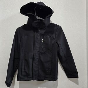Urban Republic black hooded jacket size kids medium